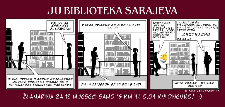 Velika kampanja JU Biblioteka Sarajeva