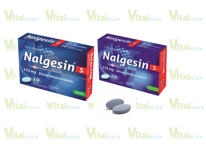 NALGESIN® S brz i efikasan analgetik namijenjen za sve vrste boli