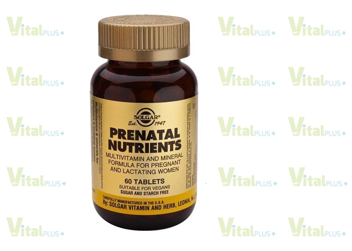 PRENATAL NUTRIENTS –  multivitaminsko-mineralna formula od Solgara